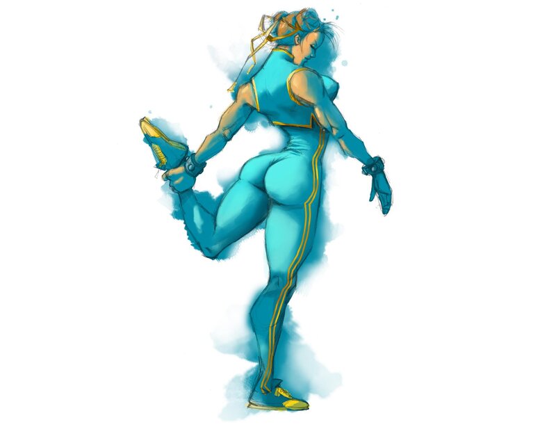 Female Character Stretching