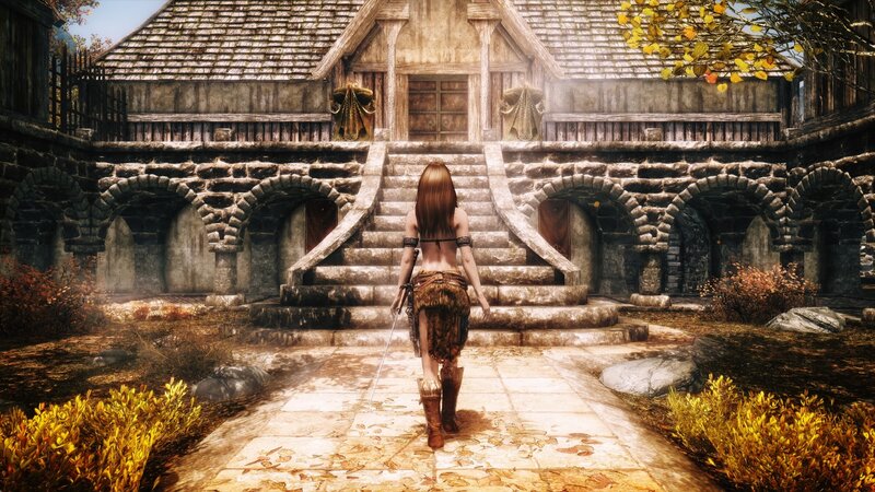 Female Character Walking — Brown