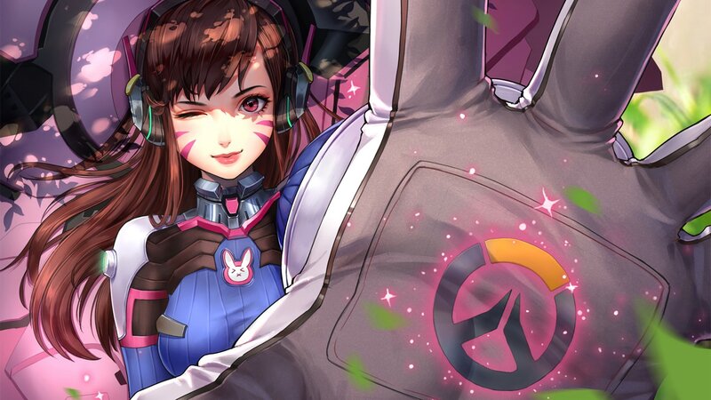 Female Character Winking