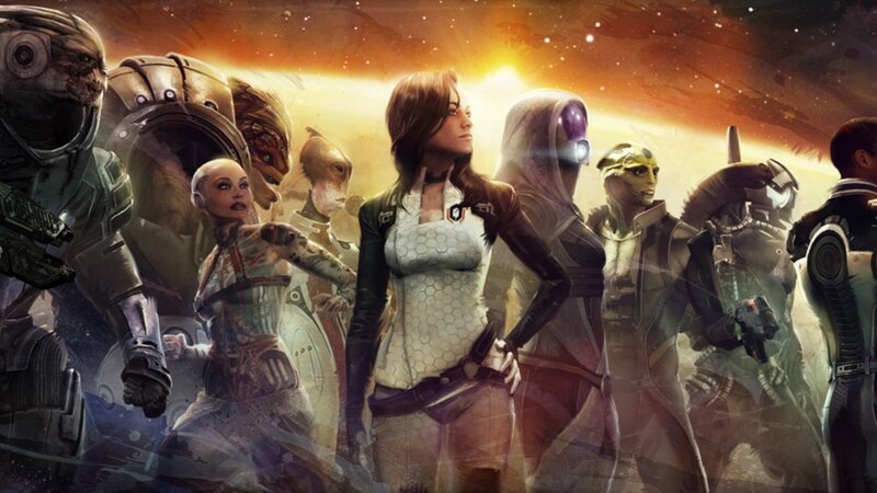 Female Character with Aliens