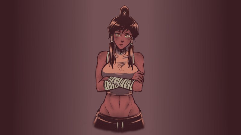 Female Character with Arms Crossed