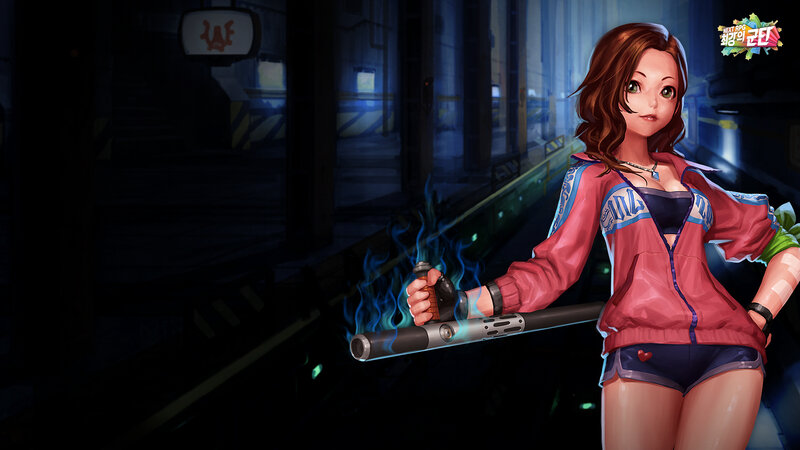 Female Character with Baton