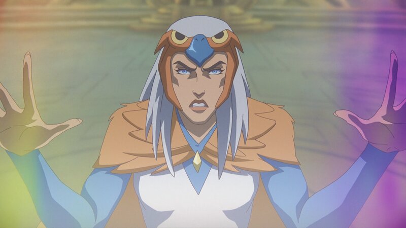 Female Character with Bird Mask