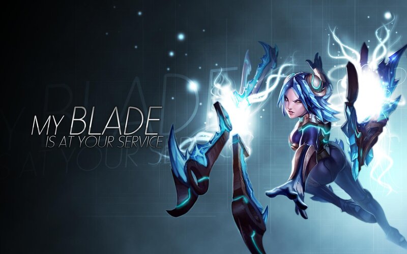 Female Character with Blades