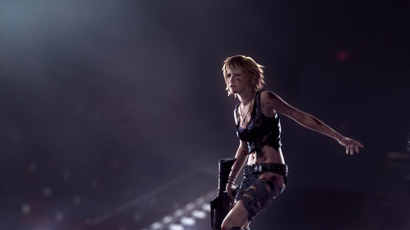 Female Character with Blood