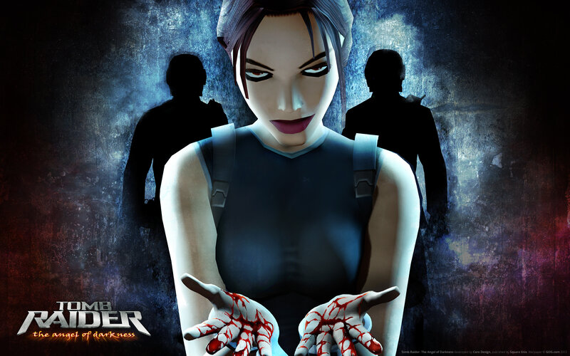 Female Character with Bloodied Hands