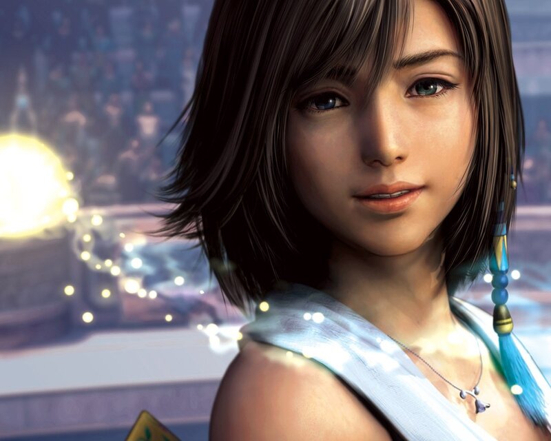 Female Character with Blue Eyes — Serene