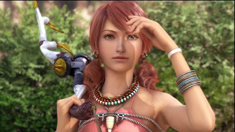 female character with bow