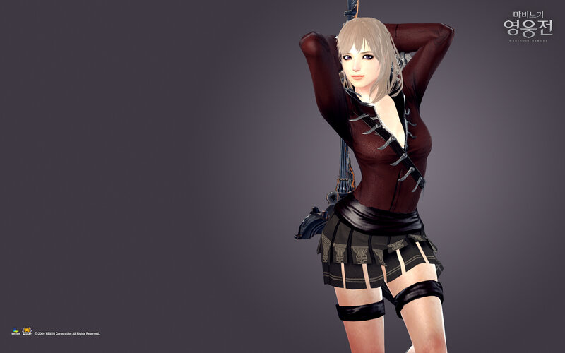Female Character with Bow — Gray, Neutral