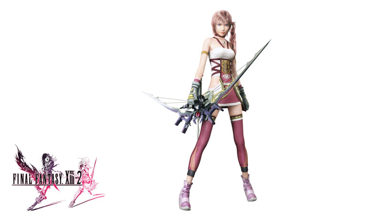 Female Character with Bow — White, Neutral, 3d Render