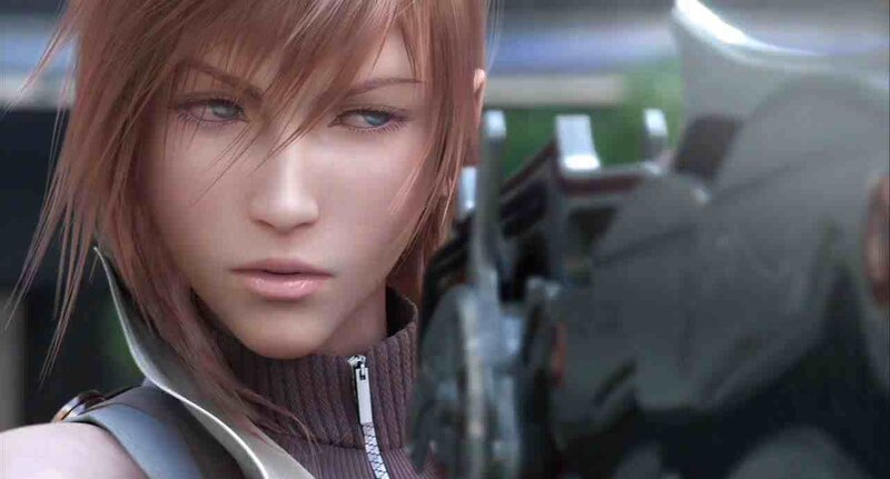 Female Character with Brown Hair — Serious