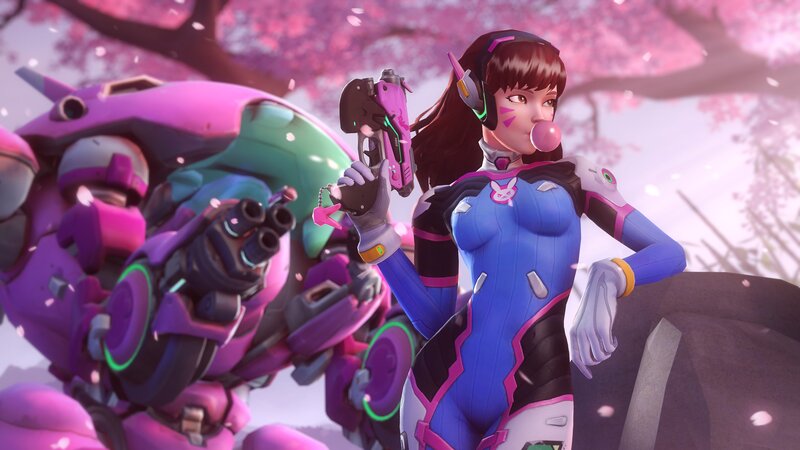 Female Character with Bubblegum