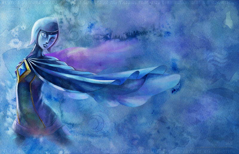 Female Character with Cape
