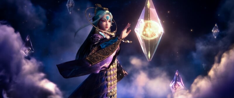 Female Character with Crystal