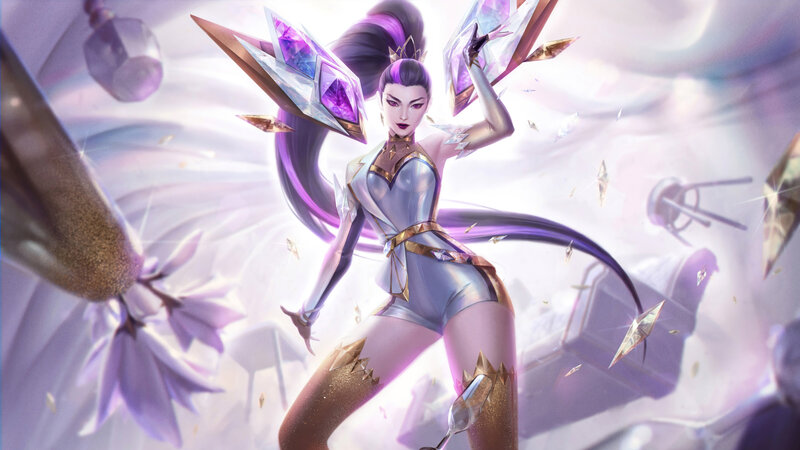 Female Character with Crystals
