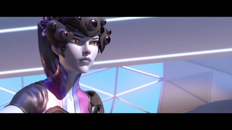 Female Character with Cybernetic Headgear