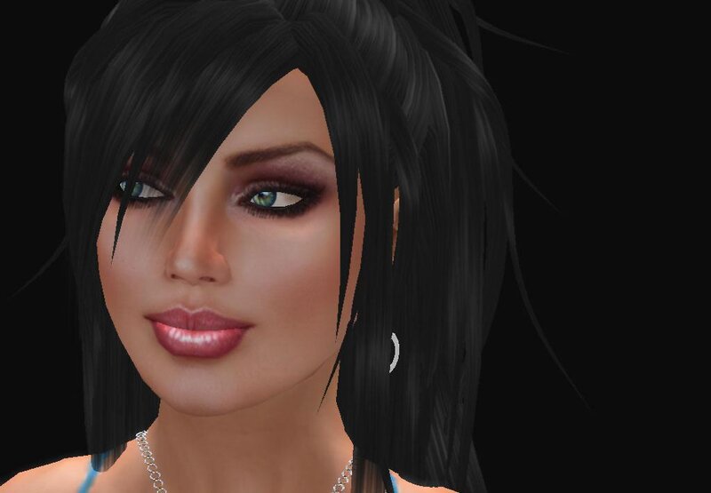 Female Character with Dark Hair — Black, Neutral, 3d Render