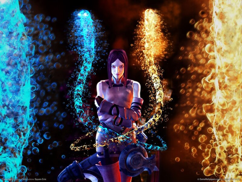 Female Character with Energy Streams