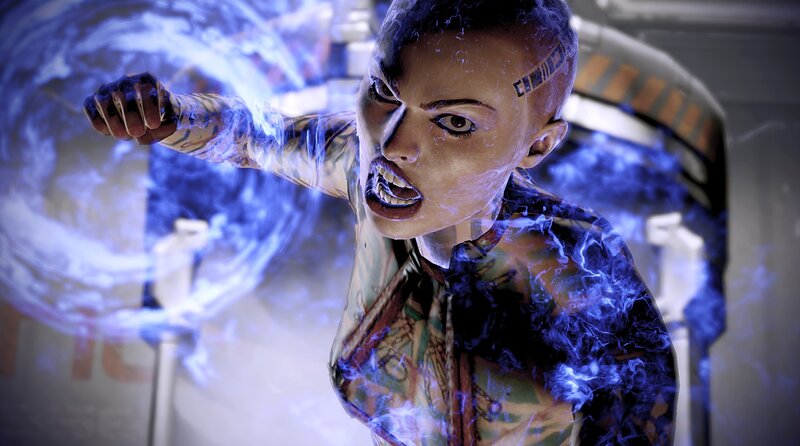 Female Character with Energy