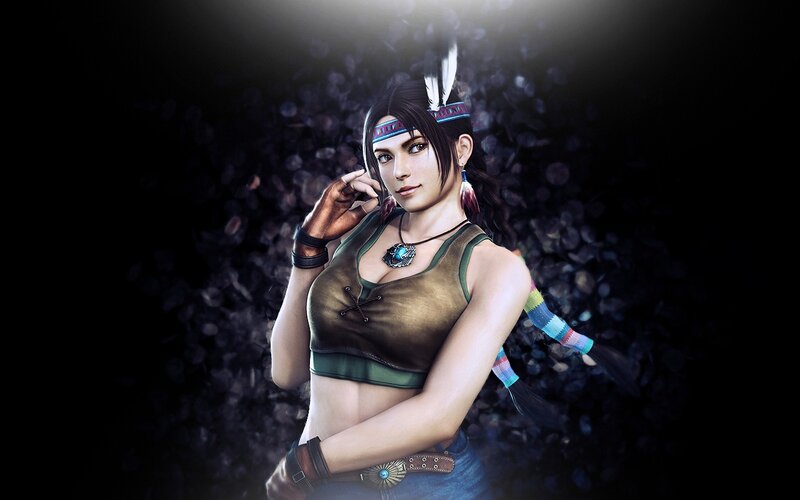 Female Character with Feather
