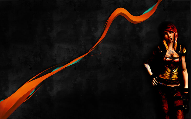 female character with flowing ribbon
