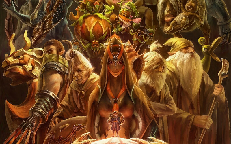 Female Character with Followers