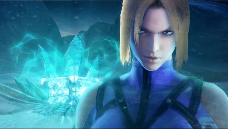 Female Character with Glowing Artifact