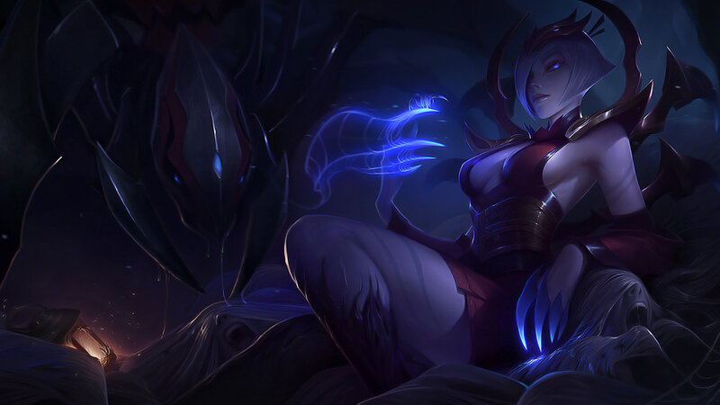 Female Character with Glowing Claws