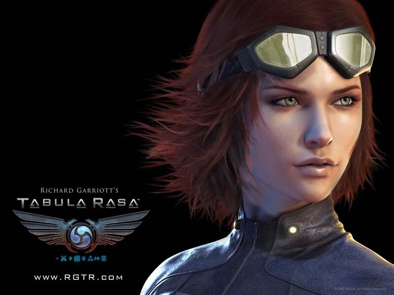 Female Character with Goggles — Black