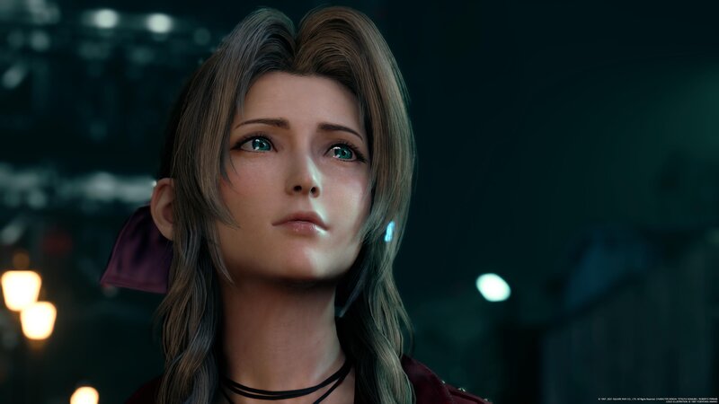 Female Character with Green Eyes — Brown, Dramatic, Night