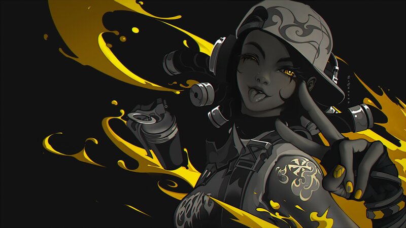 Female Character with Grenade