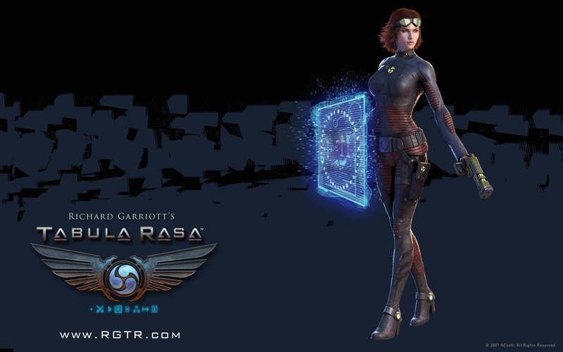 Female Character with Gun — Black