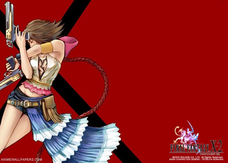 Female Character with Guns — Red, Dramatic, Anime