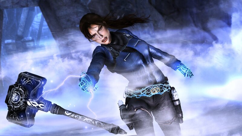 Female Character with Hammer
