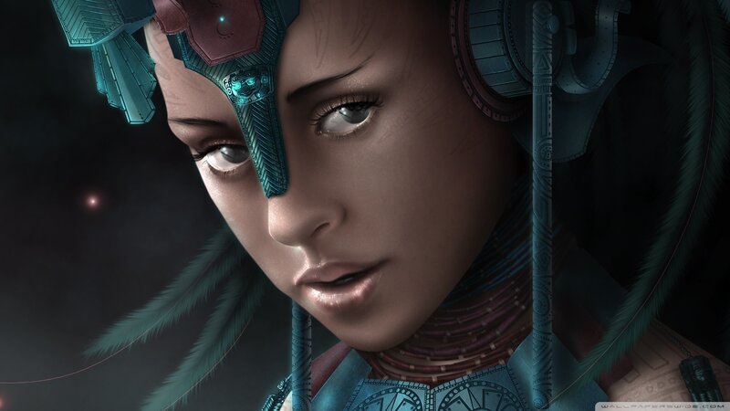 Female Character with Headgear