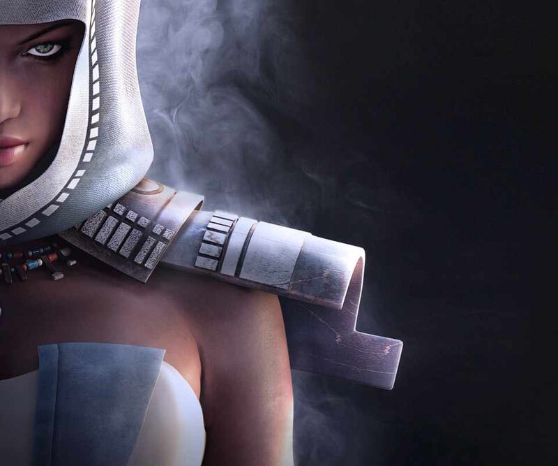 Female Character with Hood