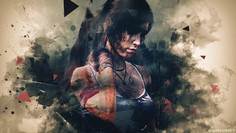 Female Character with Injuries — Brown, Dramatic, Gritty