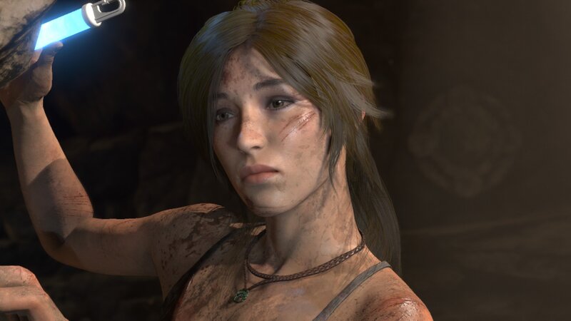 Female Character with Injuries — Brown, Tense