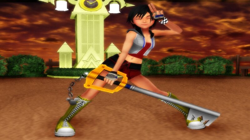 Female Character with Keyblade