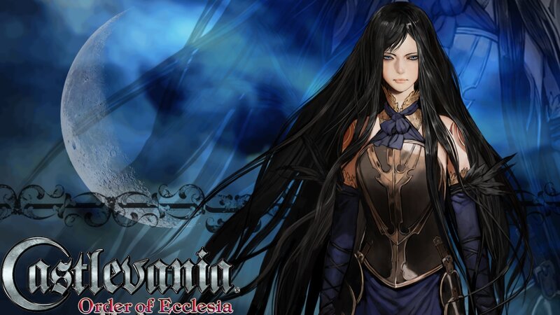 Female Character with Long Hair — Blue