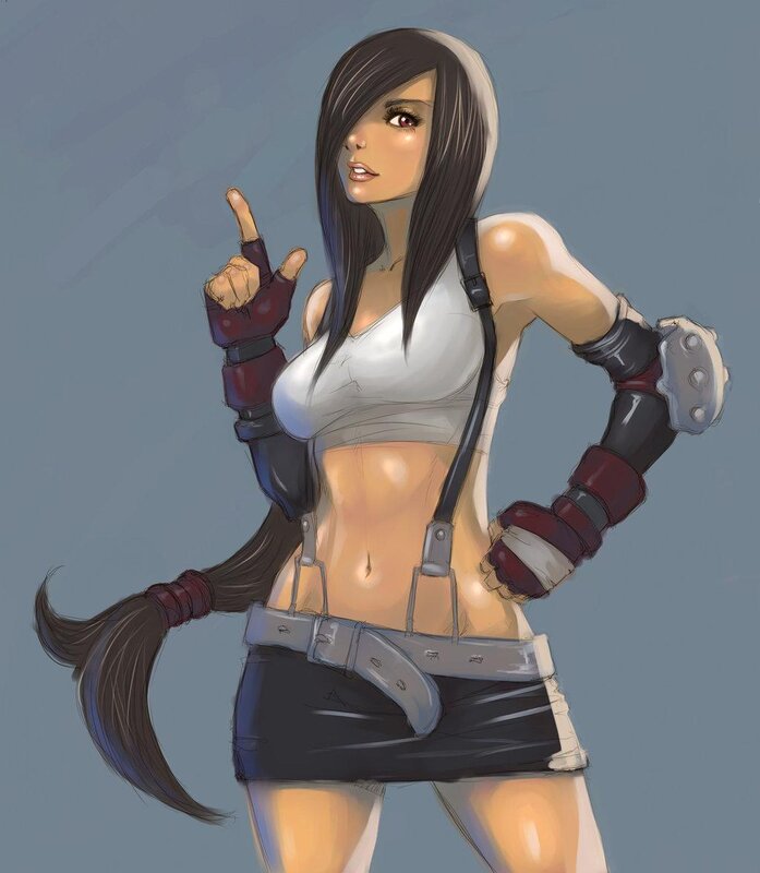 female character with long hair