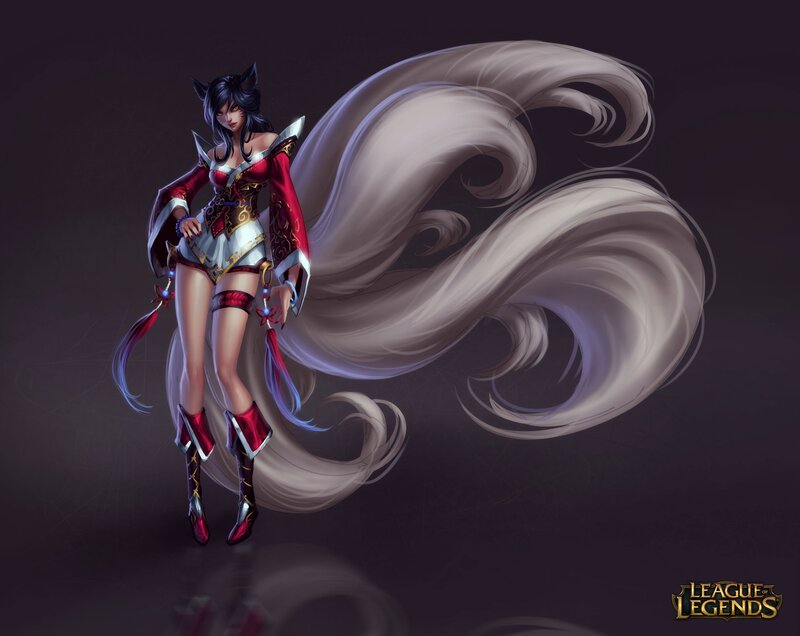 Female Character with Long Tail