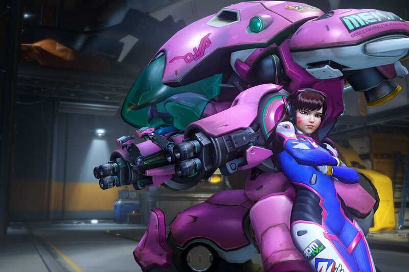 Female Character with Mech