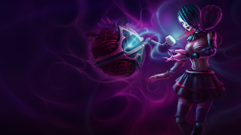 Female Character with Mechanical Arm — Purple