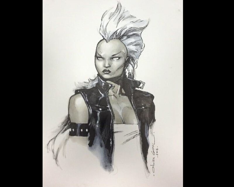 Female Character with Mohawk