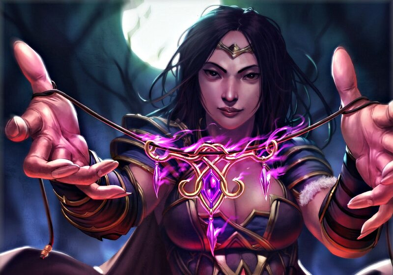 Female Character with Necklace