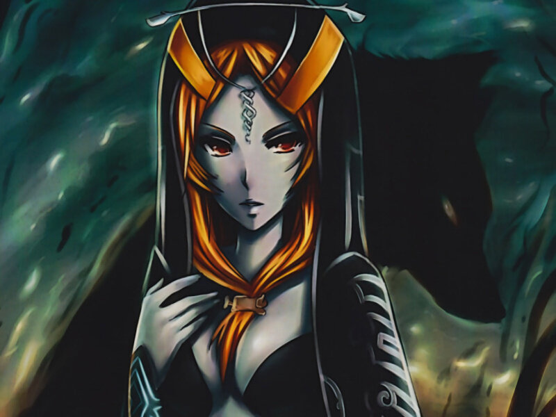 Female Character with Orange Hair