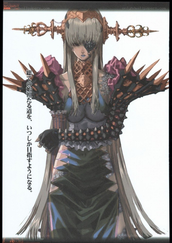 female character with ornate armor