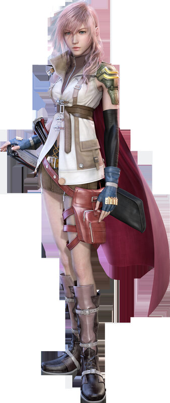 female character with pink hair