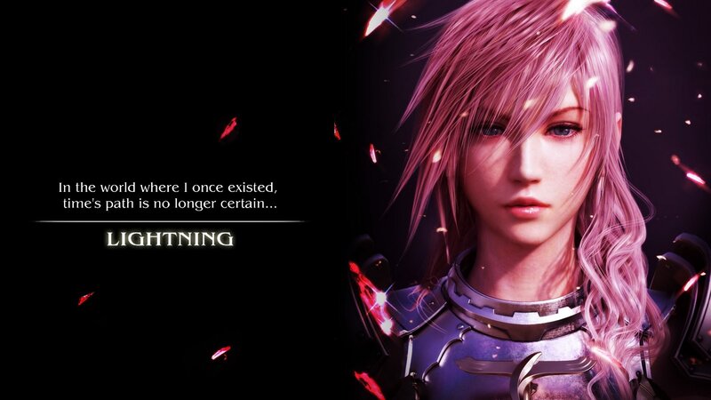 Female Character with Pink Hair — Black, Dramatic, Night